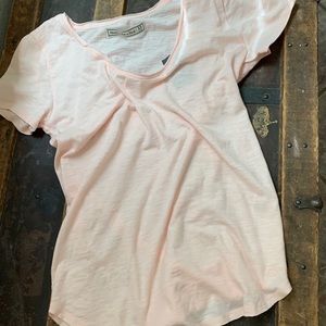 Abercrombie -  NWT! - Soft Pink Scoop Tee - XS